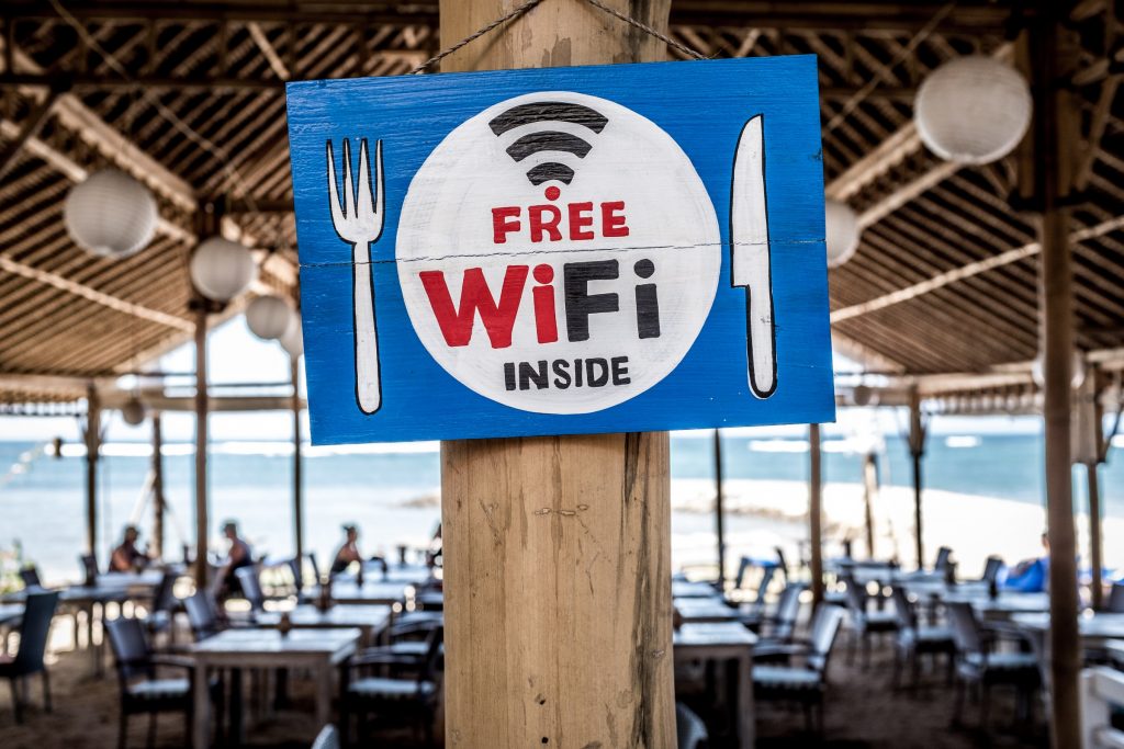 Free WiFi At Restaurant